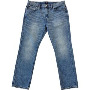 J. crew Factory Flex Men’s straight jeans blue size 36 x30